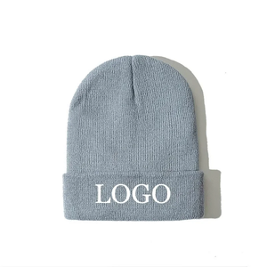 Best Selling Winter Knitted <b>Hat</b> logo Printed Jacquard Beanies 100% Acrylic <b>Knit</b> Beanie Manufacturer Custom logo Unisex Beanie - Product Image 3