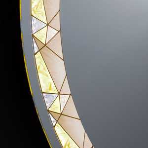 กระจก LED ทรงกลมขนาด 80 ซม. พร้อมปุ่มสัมผัสหลากสี ประเภทสินค้า - Product Image 4
