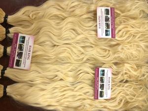 Extensions de cheveux humains vierges Remy de qualité supérieure, lisses et ondulés, cheveux indiens bruts, mèches doubles cousues à la machine, utilisables quotidiennement - Product Image 3