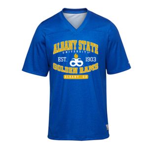 Albany State University เสื้อยืดระบายอากาศได้ดี, เสื้อทีมวิทยาลัย hbcu สำหรับฤดูร้อนขายส่งเสื้อกีฬา - Product Image 4