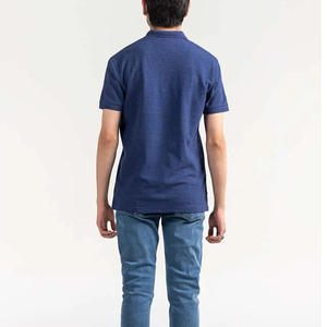 OEM diseñador al por mayor personalizado verano transpirable de punto de manga corta de los hombres para Polos 100% lona de algodón con patrón sólido - Product Image 5