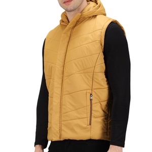 Chaleco acolchado con logotipo personalizado para hombre, gran oferta, chaqueta de invierno sin mangas a prueba de viento, chaleco transpirable elegante con capas al por mayor - Product Image 4