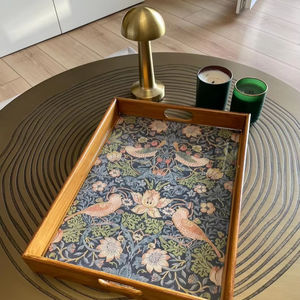 MS ถาดเสิร์ฟไม้งานฝีมือทันสมัยของขวัญตกแต่งทำมือดีไซน์ตามสั่งสำหรับทุกโอกาส - Product Image 1