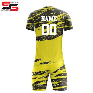 Camiseta de fútbol de poliéster de diseño personalizado para club sublimado completo, kit de uniforme de fútbol al por mayor - Product Image 4