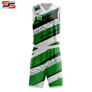 Maillot de basket-ball réversible personnalisé pour homme, 100% polyester, respirant, bon marché, ensemble de vêtements de sport d'entraînement - Product Image 1