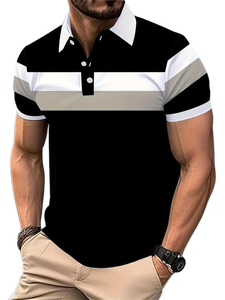Camisetas en blanco para hombre, de diseño de gran venta camisetas polo, logotipo personalizado, poliéster, uniforme de Color sólido, Polo de Golf, Polo para hombre - Product Image 5