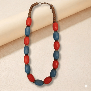 <b>Handmade</b> Vintage <b>Necklace</b> with for Rust & Tide Beads Classic Religious & Cute Style Main Material Shell Perfect Religious Gift - Product Image 3