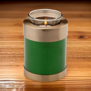 Petites urnes funéraires pour enfants, urnes commémoratives pour cendres, tube miniature vert or, urne décorative pour enfant, vente en gros à bas prix - Product Image 4