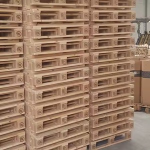 100% palettes européennes en bois de pin de qualité pure 4 voies Double face à usage industriel de haute qualité certifiée CE/ISO9001 écologique - Product Image 5
