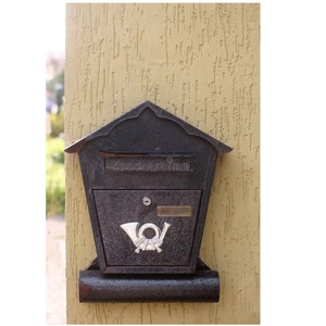 Decorative Residential Mail <b>Box</b> Mail Tin <b>Box</b> <b>Post</b> Office <b>Wall</b> <b>Mount</b> Drop <b>Box</b> for Rent Payments Newspaper Mail Keys Cas - Product Image 2