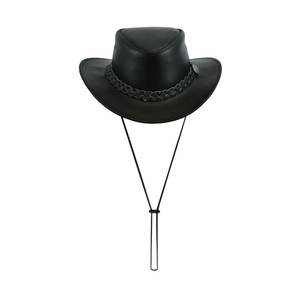 Nuevos sombreros de vaquero de cuero al aire libre para hombres de vaquero occidental personalizados Sombreros de vaquero en cuero genuino Sombreros de moda al por mayor - Product Image 2