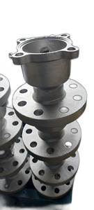 OEM chính xác thành phần công nghiệp đánh bóng thép carbon bóng van đầu tư đúc cho máy móc sử dụng đường ống - Product Image 4