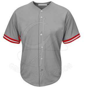 Uniforme de béisbol al por mayor de buena calidad con 100% poliéster deportes precio bajo uniforme de béisbol para logotipo impreso personalizado - Product Image 2