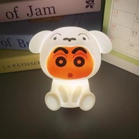 Lampe de nuit en plastique en forme de poire HQ, design mignon, pour décoration intérieure, tendance mode, fonction Pat Pat, cadeau original pour chambre d'enfant et chevet