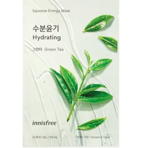 Innisfree yeni sıkmak enerji maske kore kozmetik toptan iş sakinleştirici, kızdırma, temizleyici, nemlendirici maske yaprağı