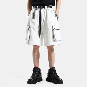Tight Fashionable Leather <b>Shorts</b> <b>Men's</b> Button Waist Pocket Leather <b>Shorts</b> <b>Men</b> <b>Cycling</b> Racer Leather <b>Shorts</b> <b>Mens</b> - Product Image 4