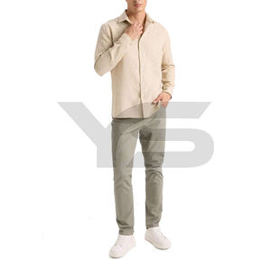 Pantalones vaqueros de mezclilla lavados a la piedra para hombre, Color sólido, cintura media, estilo recto, calidad informal para todas las estaciones, invierno, otoño y verano - Product Image 5