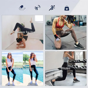Mujeres Leggings Yoga Fitness Cintura alta Lápiz Pantalones Gimnasio Entrenamiento Deporte Mujer Medias Leggings ajustados - Product Image 5