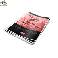 Service d'impression en gros de dépliants, brochures et catalogues offset brillants de haute qualité, formats A2-A6, couleurs personnalisées, logo, feuillets pliés