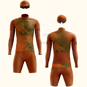 <b>Men</b> <b>Cycling</b> Uniform with Breathable Design Plus Size <b>Shorts</b> Sleeves <b>for</b> Summer-Wholesale Price - Product Image 4