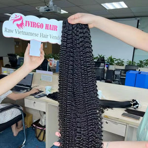 Extensiones de cabello virgen vietnamita, cabello rizado Suelto - Product Image 1