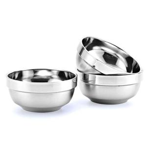 Cuenco de acero inoxidable con un acabado pulido a mano de primera calidad que añade elegancia y funcionalidad a su comida - Product Image 3