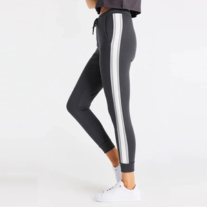 Vêtements de rue Gym Jogging Jogger Pantalon Top Classement Femmes Stripe Casual Hiver Droite Tricoté Femme Coton Joggers OEM - Product Image 2