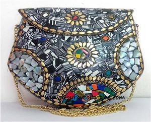 กระเป๋าคลัทช์โลหะสไตล์โบฮีเมียน GC-BG-405แฟชั่นสำหรับใส่ไปงานปาร์ตี้ออกแบบได้ตามต้องการ - Product Image 5