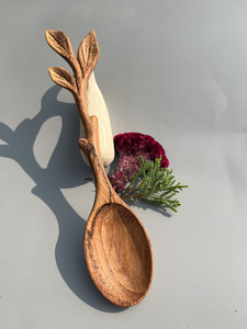Ustensiles de cuisine de haute qualité les plus vendus cuillère de service en bois de noix de coco cuillères à noix de coco du Vietnam - Product Image 2