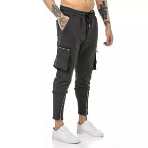 Men's Black <b>Cargo</b> Jogger Trousers Casual Hip Hop Streetwear Sweatpants with Customizable Logo Mid <b>Waist</b>-Summer New Brand - Product Image 1