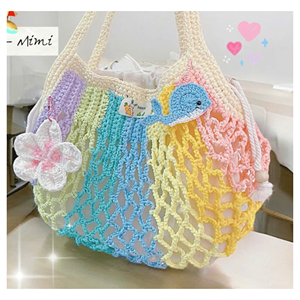 Bolso de Hombro Tejido a Mano Informal para Mujer, Bonito y Pequeño, de Ganchillo Grueso - Product Image 6