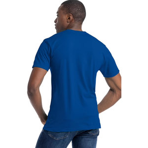 Camiseta 6210 CVC 100% Algodón Azul Marino Unisex Cuello Redondo Ecológica - Product Image 2