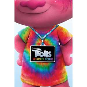 Bracelets promotionnels Trolls World Tour Backstage Pass avec design d'affiche - Product Image 1