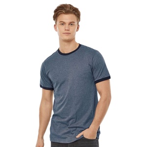 2024 nuevo estilo personalizado moda calidad Premium contraste ajuste camisetas transpirable comodidad contraste ajuste camisetas - Product Image 4