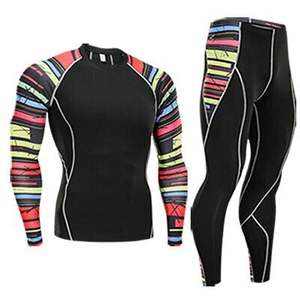 BJJ Training No Gi Fight Wear Sublimation personnalisée Rash Guard Shirt Gym Fitness Sets - Product Image 3