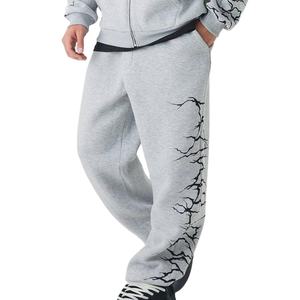 Wholesale Drawstring Hooded Winter <b>Men's</b> Tracksuit Pullover Activewear Custom Logo Cotton Fleece - Product Image 6