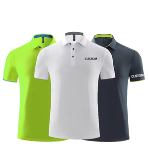 Camisas de Golf Personalizadas para Hombre, 100% Algodón, de Secado Rápido, con Técnica de Bordado, Diseño Liso y Tejido de Punto - Product Image 5