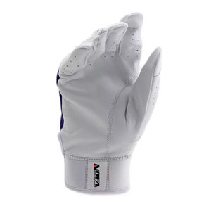 Gants de frappe de baseball en cuir véritable de conception personnalisée par les fabricants OEM pour les jeunes et les adultes de niveau professionnel - Product Image 4