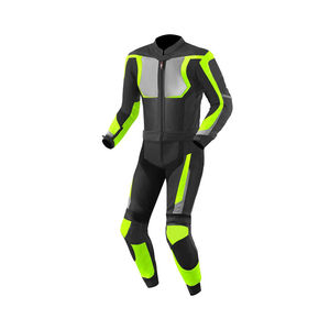 Combinaisons de motocross en cuir respirantes personnalisées OEM vente en gros anti-UV coupe-vent pour unisexe conception personnalisée patchs hommes uniforme de moto - Product Image 4