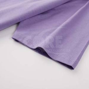 Camisetas de algodón de manga corta de hombre en blanco transpirable de alta calidad y color liso personalizadas al por mayor para hombre - Product Image 3