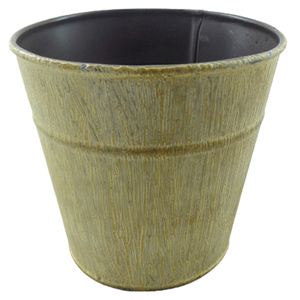 Jardinière en métal faite à la main brosse laiton placage fer jardinière Pot pour salon et décoration extérieure à la main en vrac - Product Image 3