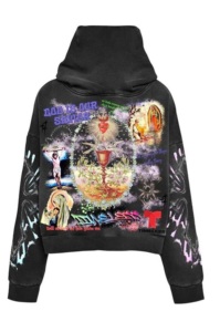 Personnalisé 500GSM 100% Coton Éponge Française Poids Lourd DTG Sérigraphie Lavé À L'acide En Détresse Pull-Over Hommes Hoodies - Product Image 3