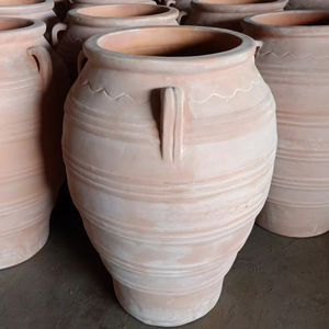 Pots en terre cuite, jardinières en argile rose - Product Image 1