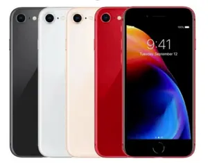 Hot sale refurbished mobile phone used mobile phone original iphone 8 128GB 64GB 256GB red gold silver