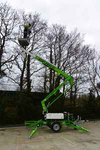 Plataforma Elevadora Autopropulsada Telescópica para Trabajo Aéreo, Plataforma Elevadora Eléctrica Articulada, Plataforma Elevadora Eléctrica Tipo Mesa, Elevador Genie - Product Image 5