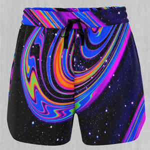 Short Deportivo de Cintura Media con Estampado a Cuadros, Sublimado, Transpirable, de Spandex/Nylon, para Correr, Natación, Ciclismo, Yoga, para Mujer - Product Image 5