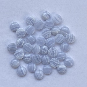 6mm 8mm 10mm naturel bleu dentelle Agate lisse ronde Cabochon pierres précieuses en vrac fabrication de bijoux du fabricant en ligne Alibaba revendeur - Product Image 3