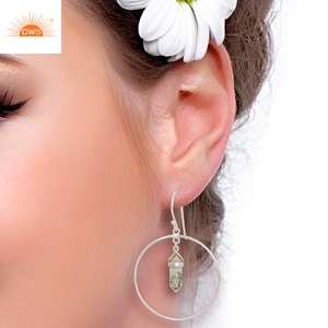 Pendientes colgantes de piedras preciosas de howlita Natural de plata de ley más vendidos para mujer, regalo para ella, fabricante de joyería personalizada - Product Image 2