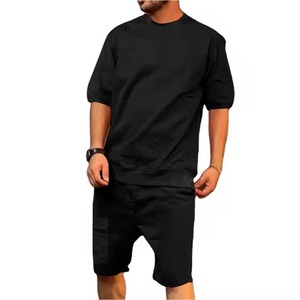 Ensemble short de salon et short décontracté pour hommes personnalisés à haute élasticité pour courir à motif solide - Product Image 3