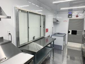 Remorque alimentaire de concession avec grande fenêtre de service, entièrement équipée, conforme aux normes européennes, certification DOT, remorque alimentaire type caravane - Product Image 3